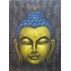 Buddha Head Painting 16" W x 22" H 