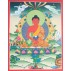 Amitabha Buddha Tibetan Thangka Painting 15.5" W x 20.5" H