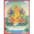 Kuber Tibetan Thangka Painting 15.5" W x 20.5" H
