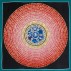 Mantra Mandala Tibetan Thangka Painting 19.5" W x 19.5" H
