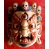 Wooden Bhairav Mask 9.5" W x 12" H 