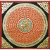 Mantra Mandala Thangka Painting 22" W x 22" H