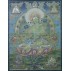 Green Tara Tibetan Thangka Painting 29" W x 39.5" H