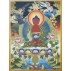 Amitabha Buddha Tibetan Thangka Painting 30" W x 40" H
