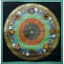 Mantra Mandala Tibetan Thangka Painting 30" W x 30" H