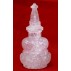 Crystal Stupa 2"W x 4.5"H