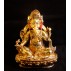 Ganesh Full Gold Statue 7" W x 8" H 