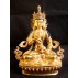 Vajrasatwa Full Gold Statue 7" W x 8" H