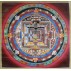 Red Kaalchakra Tibetan Thangka Painting 41" W x 41" H