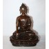 Medicine Buddha Copper Oxydige Antique Design Statue 6" W x 8.5" H