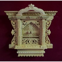 Traditional Wall Mount Decorative Wooden Window  15" W x 15.5" H