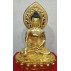Full Gold Plated Shakyamuni Buddha Statue 14" H