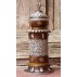 Tibetan Standing Copper Incense Burner 6.5" W x 15.5" H