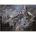 Amadablam Mountain Painting 47.5" x 36" H