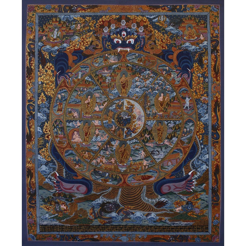 tibetan mandala paintings wheel of life