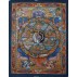 Wheel Of Life Tibetan Thangka Painting 18" W x 23.5" H