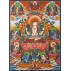 Khacheri Tibetan Thangka Painting 28.5" W x 39" H