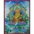 Kuber Tibetan Thangka Painting 20" W x 26" H