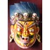 Bhairav Wooden Mask 17" W x 21" H