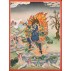 Vajrapani Tibetan Thangka Painting 45 cm W x 64 cm H