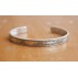 Silver Hand carved Design Bracelet