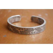 Silver Handcarved Bracelet 