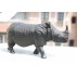 Wooden Rhino 8" W x 4" H