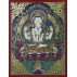 Khacheri Tibetan Thangka Painting 20.5" W x 27" H