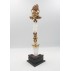 Tibetan Crystal Phurba 12" H