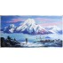 Mount Everest Acrylic Painting 36" W x 18" H