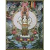 1000 Armed Avalokiteshvara Tibetan Thangka Painting 24" W x 34" H