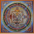 Kaalchakra Tibetan Thangka Painting 21.5" W x 21.5" H