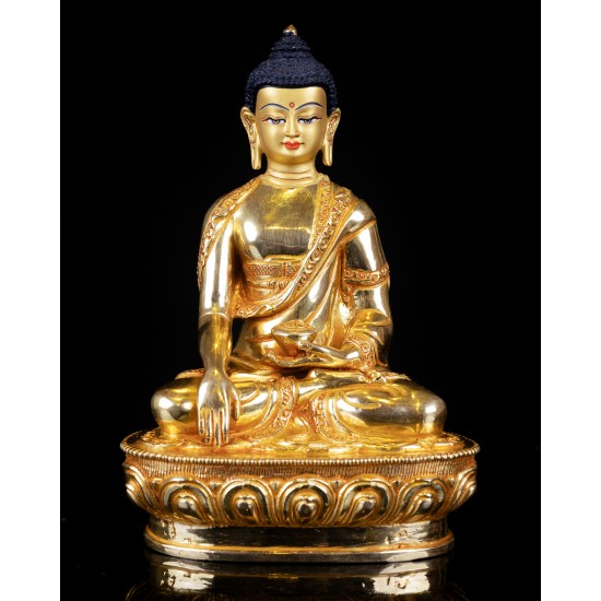 Shakyamuni Buddha Statue 15 cm W x 20 cm H x 10 cm B