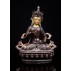 Vajrasatwa Silver Gilded Copper Oxidized Statue 25 cm W x 35 cm H x 15 cm B