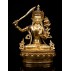 Manjushree Full Gold Gilded Copper Statue 35 cm W x 49 cm H x 20 cm B