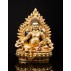 Kuber (Jambhala) Full Gold Gilded Copper Statue 25 cm W x 39 cm H x 15 cm B