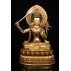 Manjushree Full Gold Gilded Copper Statue 35 cm W x 52 cm H x 20 cm B