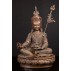 Guru Padmasambhava Copper Oxidized Statue 35 cm W x 50 cm H x 27 cm B