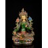 Green Tara Gold Gilded Copper Statue 40cm W x 65 cm H x 35 cm B