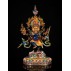 Akash Bhairav Copper Acrylic Paint Statue 30 cm W x 60 cm H x 20 cm B