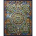 5 Mandala Tibetan Thangka Painting 17.5" W x 21" H