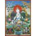 White Tara Tibetan Thangka Painting 22" W x 30.5" H