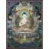 Vairochana Buddha Tibetan Thangka Painting 24" W x 33" H