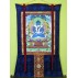 Samantabhadra Brocade Tibetan Thangka Painting 37" W x 48" H