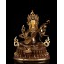 Saraswoti Half Gold Gilded Copper Statue 55 cm W x 67 cm H x 35 cm D
