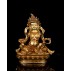 Kuber (Jambhala) Full Gold Gilded Copper Statue 18 cm W x 22 cm H x 10 cm B