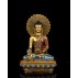 Medicine Buddha Full Gold Gilded Copper Statue 15 cm W x 26 cm H x 10 cm B